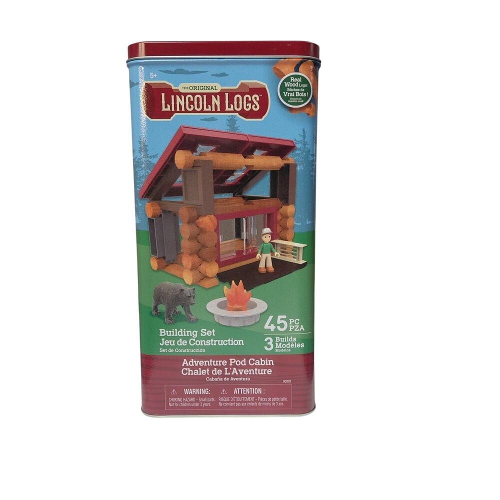 NIB Lincoln Logs Adventure Pod Cabin